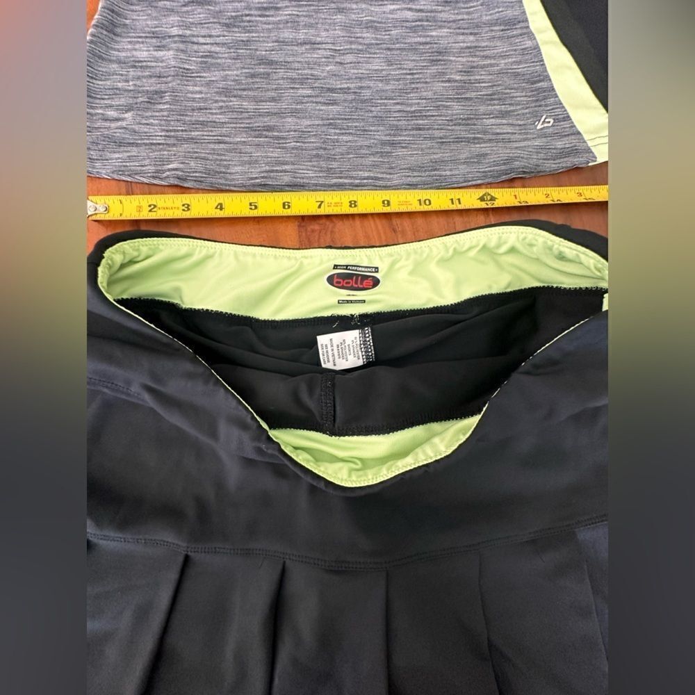 Bolle Tennis-Pickleball-Golf Top and matching skort both sz L EUC - Picture 9 of 12